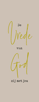 Boekenlegger De vrede van God