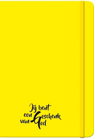 Journal neon geel Jij bent een geschenk van God
