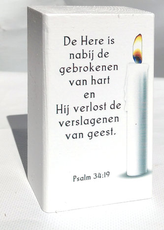 Bemoedigingsblok - De Here is nabij - Psalm 34:19