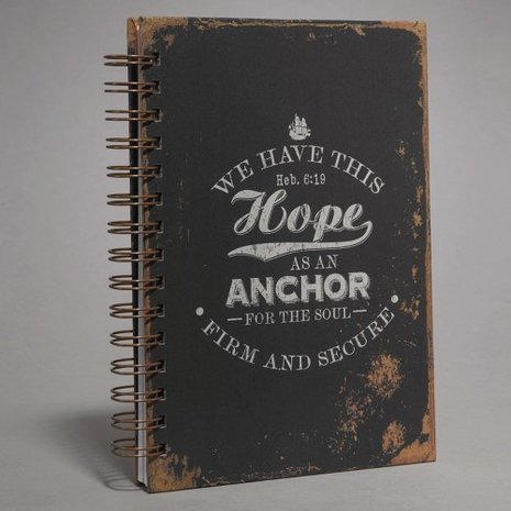 We Have This Hope As An Anchor - Large Wirobound Journal