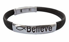 Siliconen bracelet - Believe