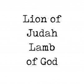 Collage Deco 'Lion of Judah' - 14x14 cm