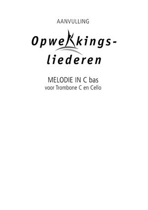 Opwekking muziekboek 845-857 in C-Bas