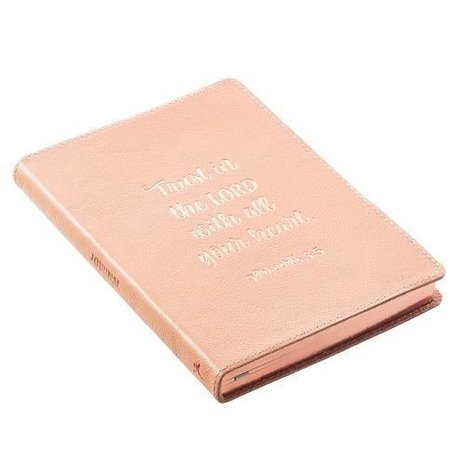 Journal, Trust in the Lord pink