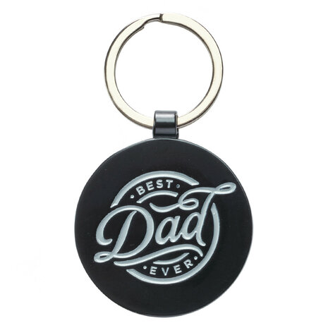 Sleutelhanger metaal in giftbox Best dad