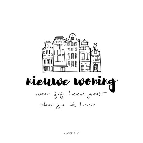 Kaart Nieuwe woning
