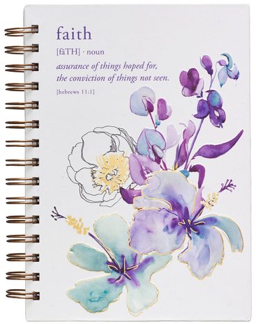 Large wirebound journal Faith