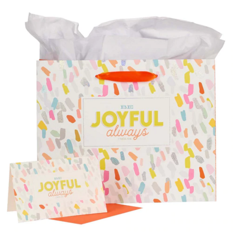 Gift bag Always joyful groot