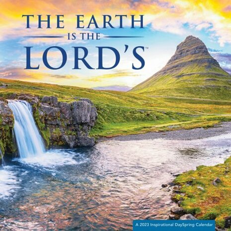 Muurkalender 2023 The earth is the Lord's