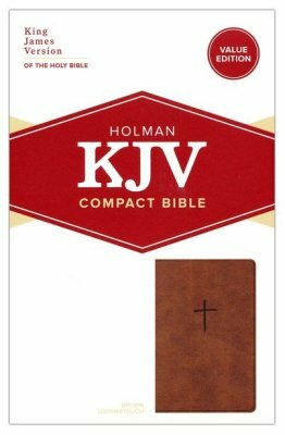 KJV Value Compact Bible bruin leer