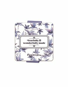 Spiegeltje Fearfully & wonderfully made vierkant