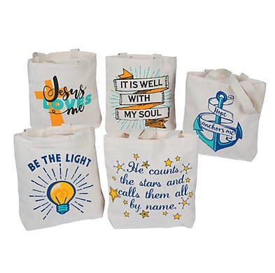 Tote bag diverse bijbelteksten kids