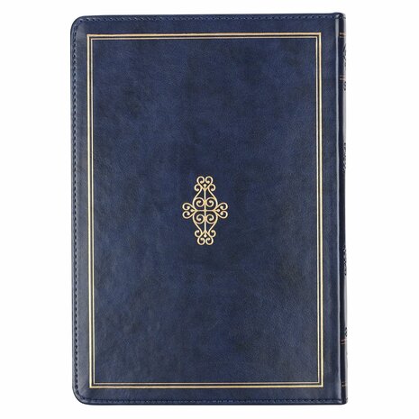 Journal Trust in the Lord marineblauw luxleather
