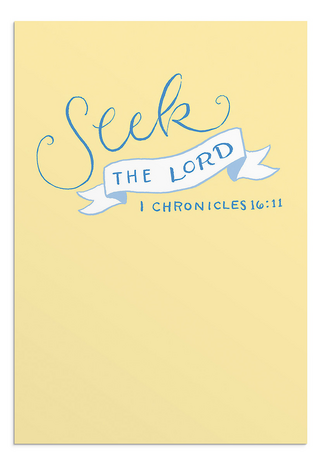 Kaart Thinking of you - Bible letters