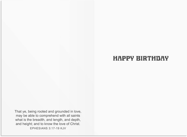 Kaart Birthday Joy and blessings