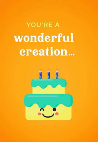 Kaart Birthday God's plan is good