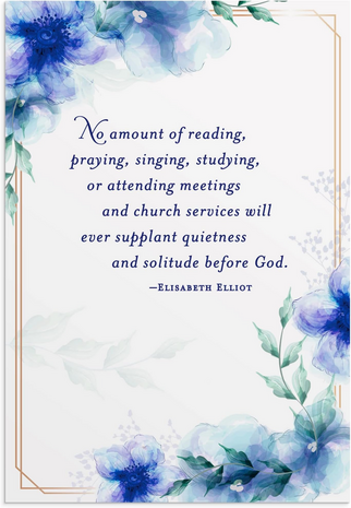 Kaart Encouragement (E. Elliot)