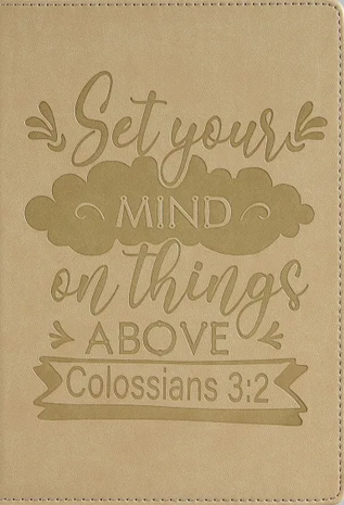 Journal Set your mind leer A5