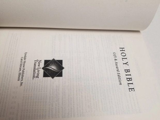 NLT Gift & Award Bible zwart