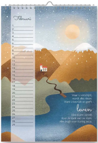 Verjaardagskalender Marjoleins Creations