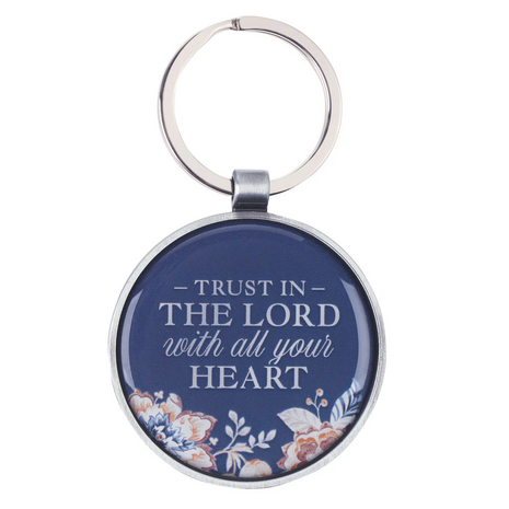 Sleutelhanger Trust in the Lord metaal