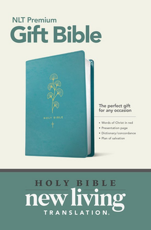NLT Premium Gift Bible groenblauw