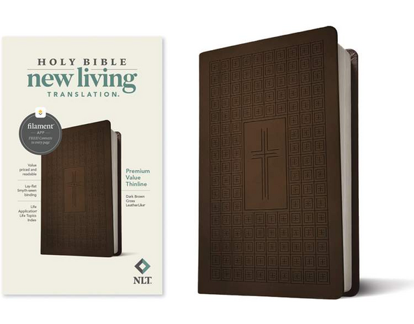 NLT Premium Value Thinline Bible bruin