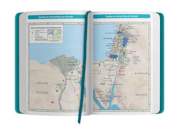 EBV24 Luxe Bijbel turquoise