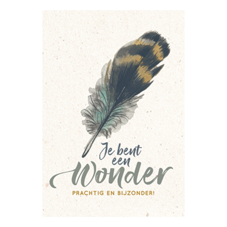 Kaart Je bent een wonder