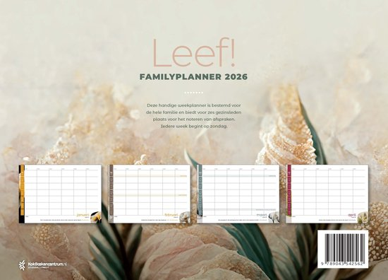 Familieplanner 2026 Leef! 