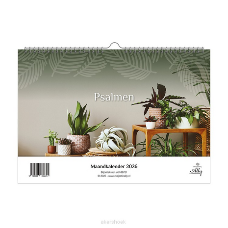 Maandkalender 2026 Psalmen Majestic Ally NBV21