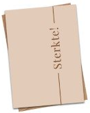 Minikaart Sterkte! + envelop