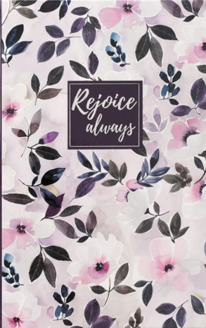 Journal Rejoice always flexcover