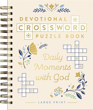 Daily moments with God Devotional crossword puzzle book