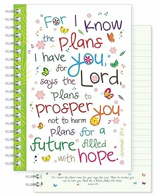 Notitieboek For I know the plans A5 ringband