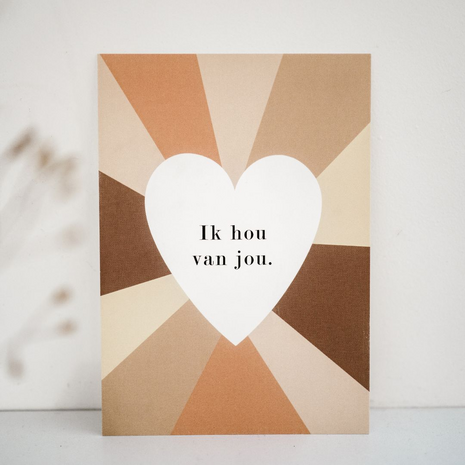 Kaart Ik hou van jou