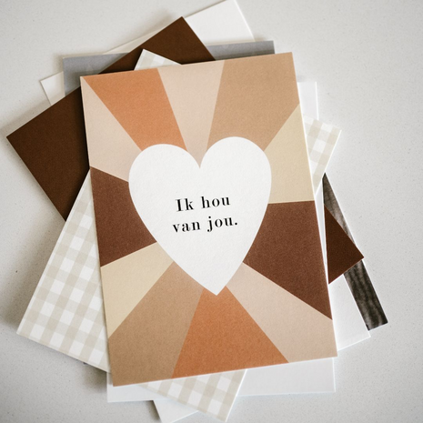 Kaart Ik hou van jou
