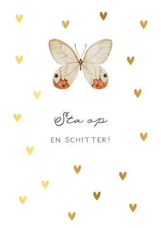 Poster Sta op en schitter A4