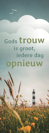 Boekenlegger Gods trouw is groot