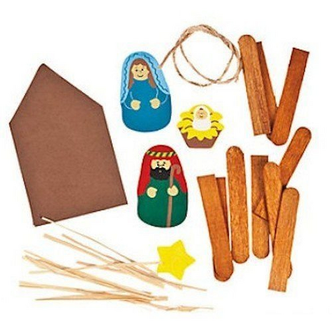 Craft kit nativity ornament 1 (set van 2