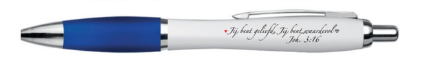 Pen Je bent geliefd blauw