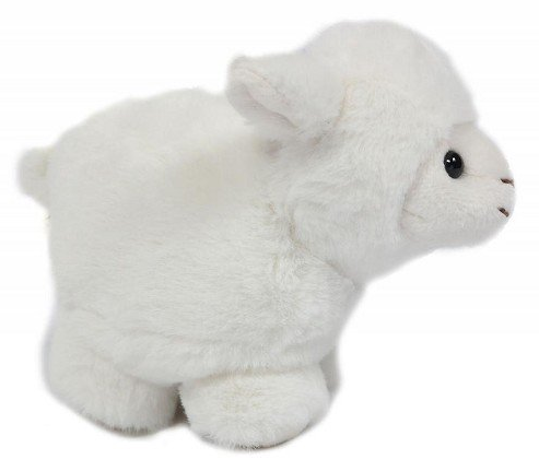 Knuffel Schaap in balvorm 15 cm