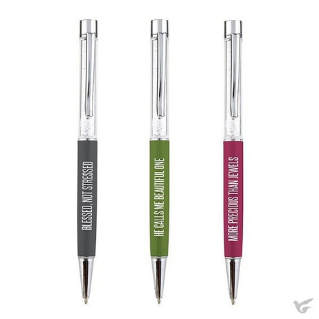 Pen Blessed not stressed kristal