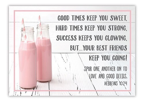 Kaart Best friends keep you go