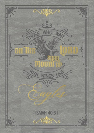 Journal Eagles luxleather Isaiah 40:31