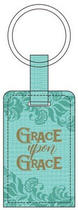 Sleutelhanger Grace upon grace luxleather