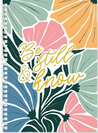 Journal Be still & know A5 ringband