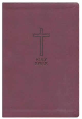 KJV Large Print Value Thinline Bible bordeauxrood