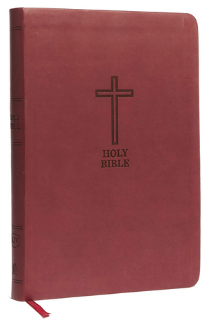 KJV Large Print Value Thinline Bible bordeauxrood