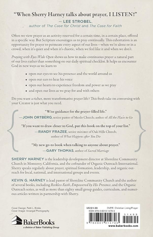 Praying with eyes wide open